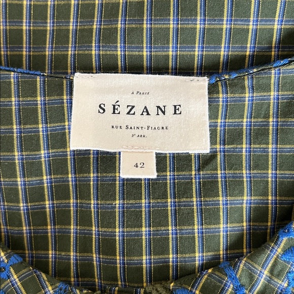 Sézane embroidered collar blouse - Picture 5 of 7